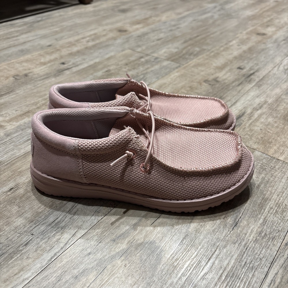 Hey‎ Dude Wally Youth Funk Mono Pink Size Youth 4 Walking Shoes